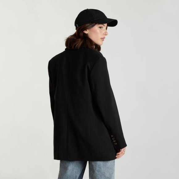 Everlane The 80s Blazer in Black  New Womens Oversized Jacket - Picture 2 of 16